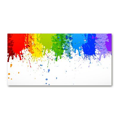 Acrylglas-Druck Regenbogenflecken