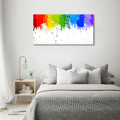 Acrylglas-Druck Regenbogenflecken