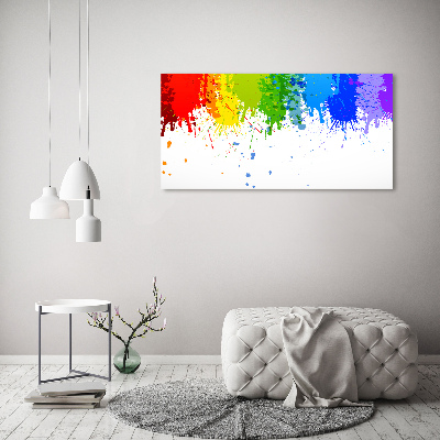 Acrylglas-Druck Regenbogenflecken