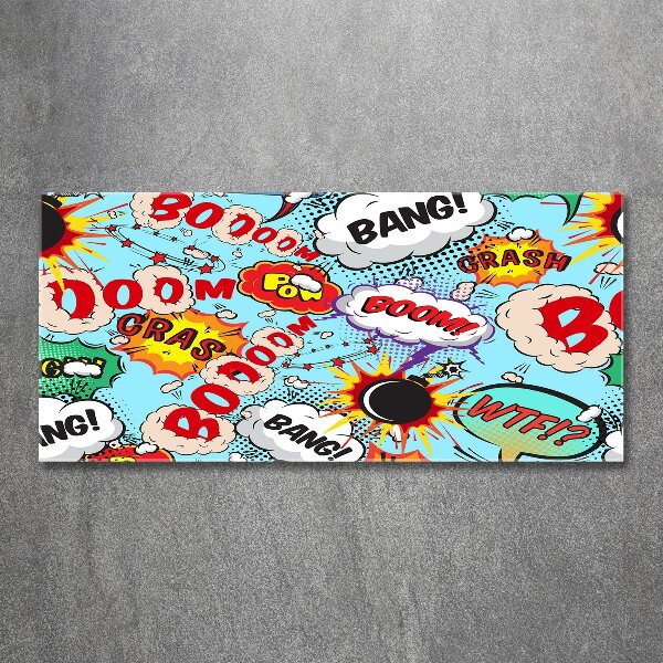 Acrylbild Fotodruck Comics