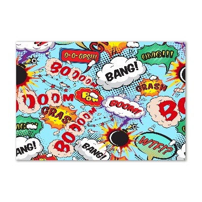 Acrylbild Fotodruck Comics