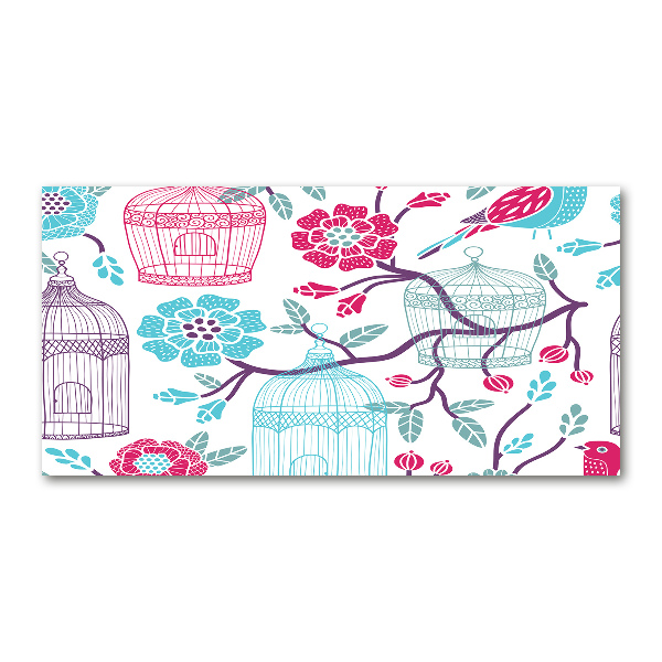 Acrylbild Fotodruck Vogelkäfige