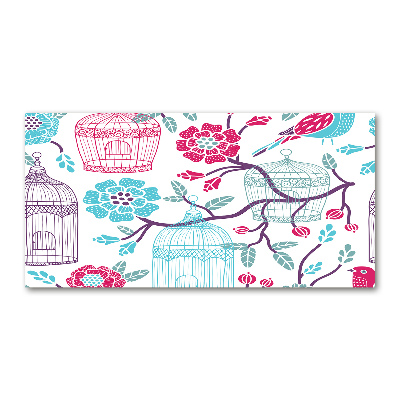 Acrylbild Fotodruck Vogelkäfige