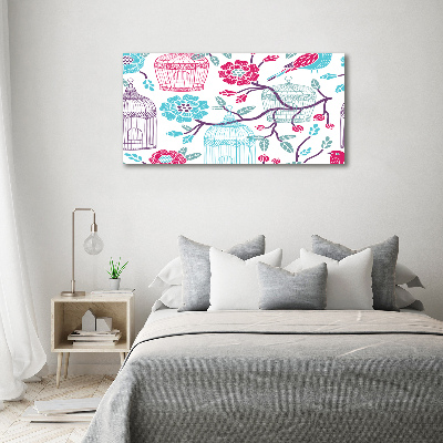 Acrylbild Fotodruck Vogelkäfige