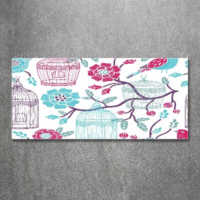 Acrylbild Fotodruck Vogelkäfige