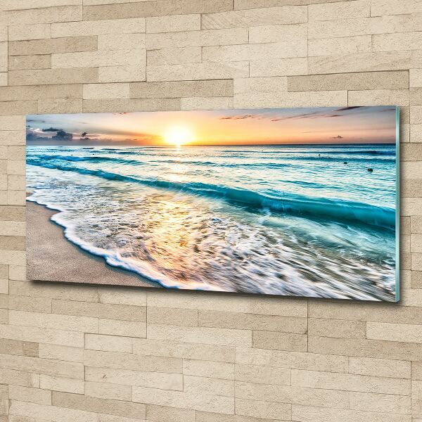 Acrylglas-Druck Sunset Beach