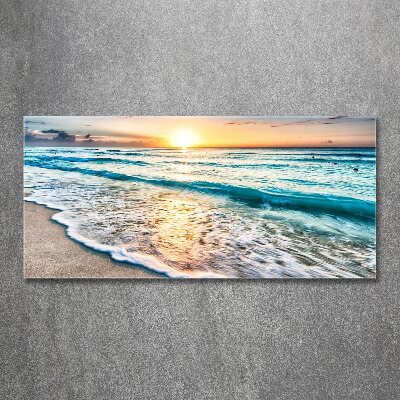 Acrylglas-Druck Sunset Beach