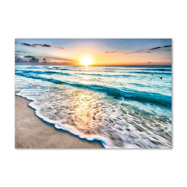 Acrylglas-Druck Sunset Beach