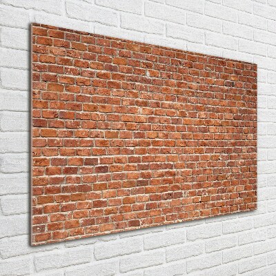 Bild auf Acrylglas Ziegelmauer