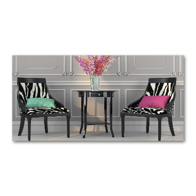 Acrylglas-Druck Zwei Stühle