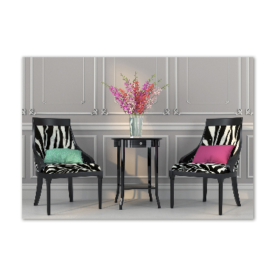 Acrylglas-Druck Zwei Stühle