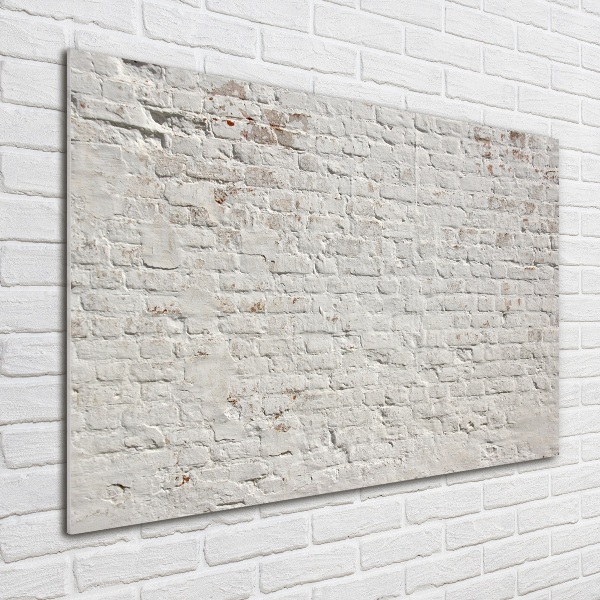 Foto auf Acryl Ziegelmauer