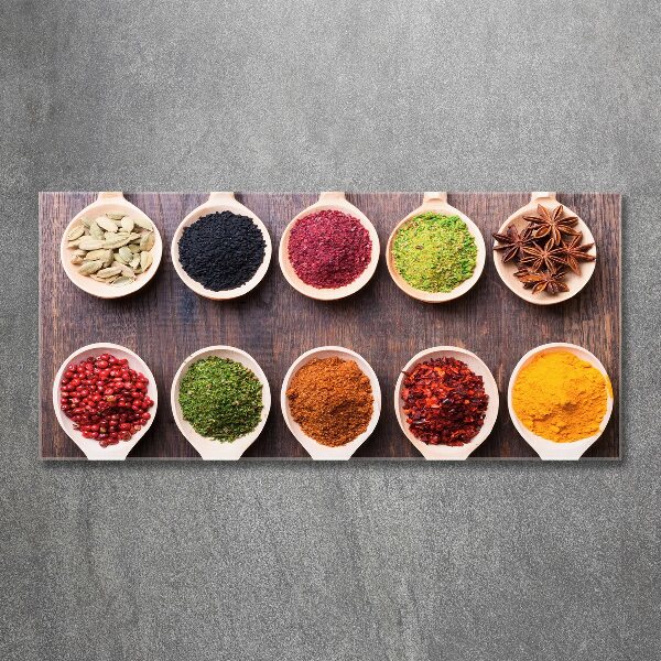 Acrylbild Fotodruck Bunte Gewürze