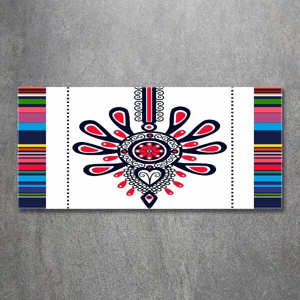 Foto auf Acryl Polnisches Volksmuster