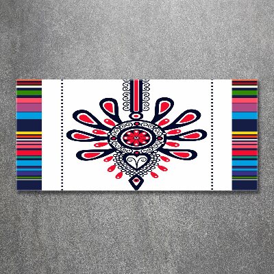 Foto auf Acryl Polnisches Volksmuster