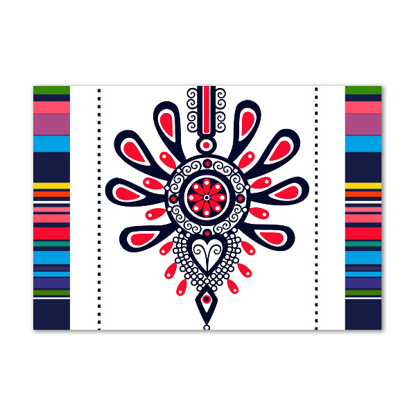 Foto auf Acryl Polnisches Volksmuster