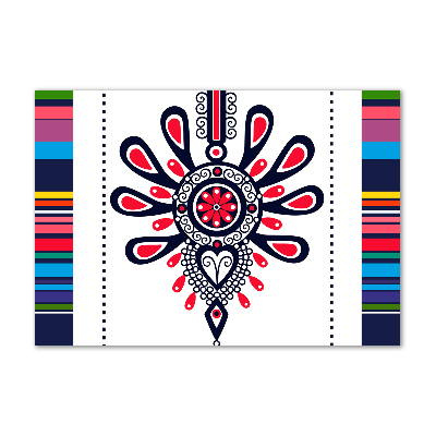 Foto auf Acryl Polnisches Volksmuster