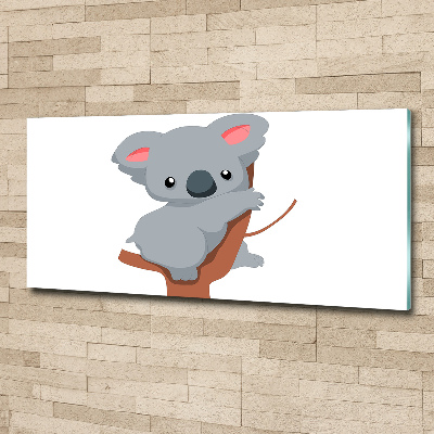Foto auf Acryl Koala auf einem Baum