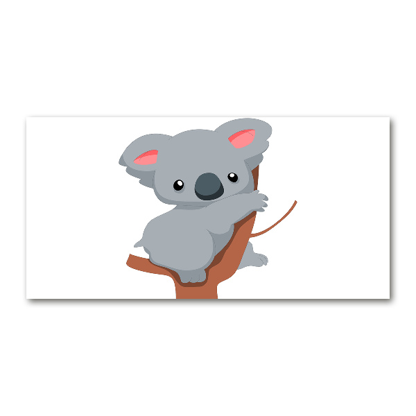 Foto auf Acryl Koala auf einem Baum