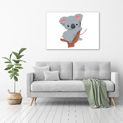 Foto auf Acryl Koala auf einem Baum