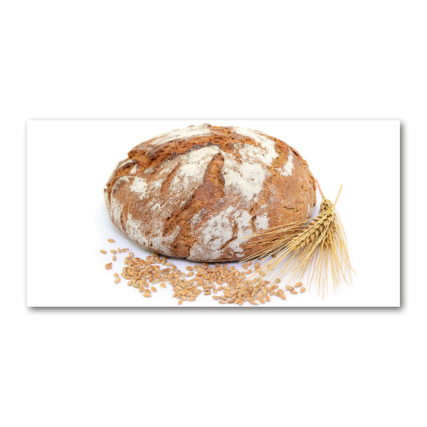 Acrylbild Fotodruck Brot und Weizen