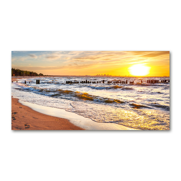 Acrylglas-Druck Sunset Beach