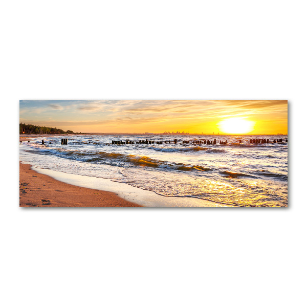 Acrylglas-Druck Sunset Beach