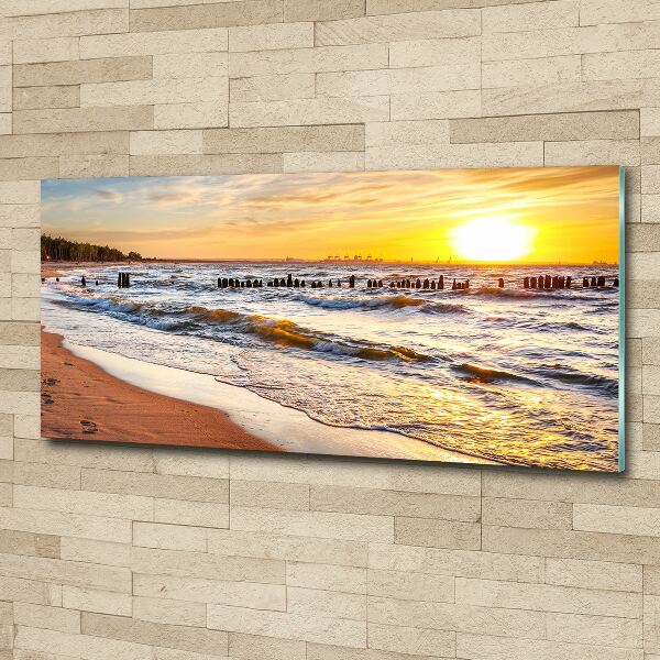 Acrylglas-Druck Sunset Beach