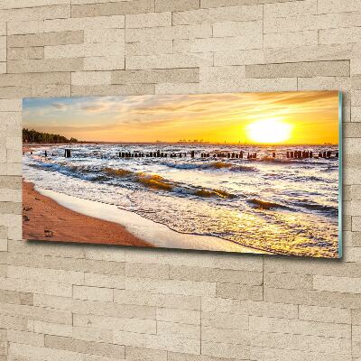 Acrylglas-Druck Sunset Beach