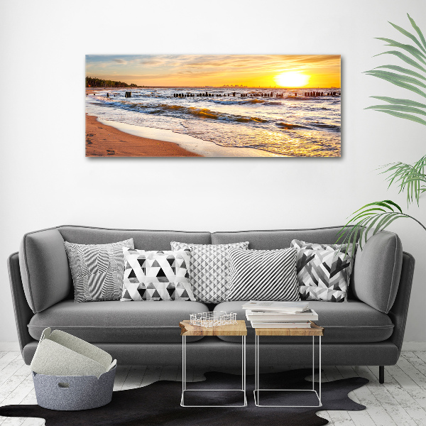 Acrylglas-Druck Sunset Beach