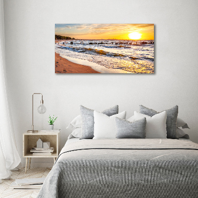 Acrylglas-Druck Sunset Beach
