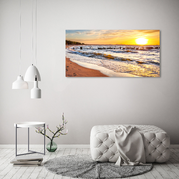 Acrylglas-Druck Sunset Beach