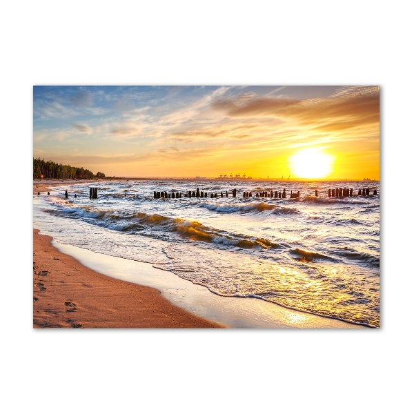 Acrylglas-Druck Sunset Beach