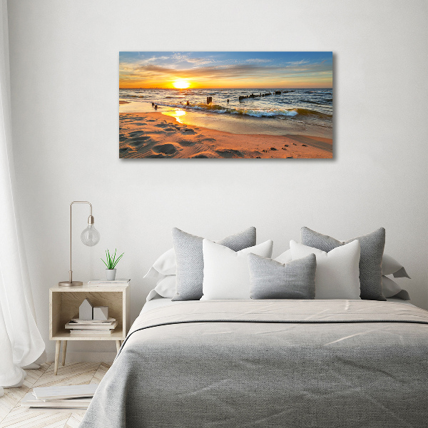 Foto auf Acryl Sunset Beach