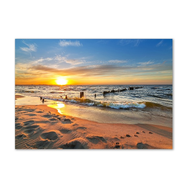Foto auf Acryl Sunset Beach