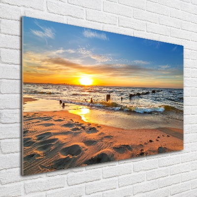Foto auf Acryl Sunset Beach