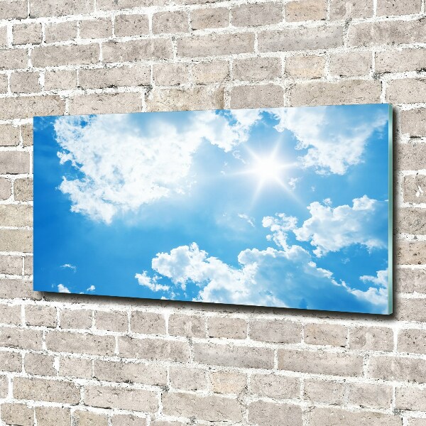 Acrylbild Fotodruck Wolken am Himmel
