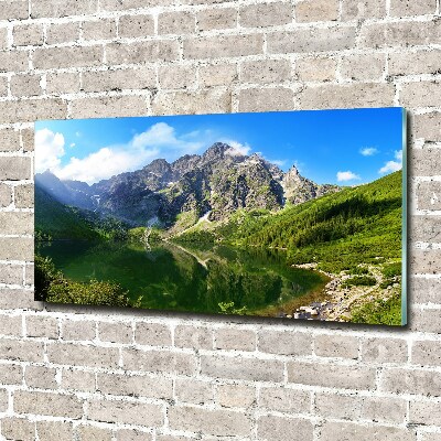 Bild auf Acrylglas Das Meeresauge der Tatra-Berge