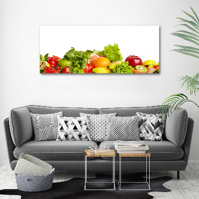 Acrylbild Fotodruck Obst und Gemüse