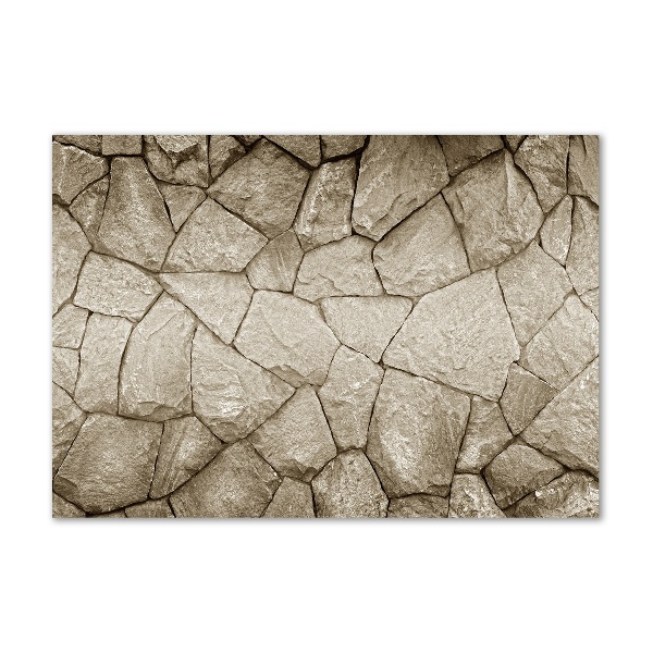 Acrylbild Fotodruck Steinmauer