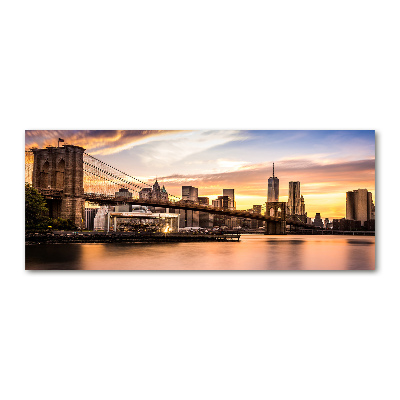 Foto auf Acryl Brooklyn Bridge