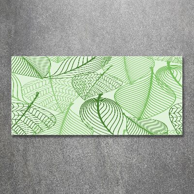 Acrylglas-Druck Blättermuster