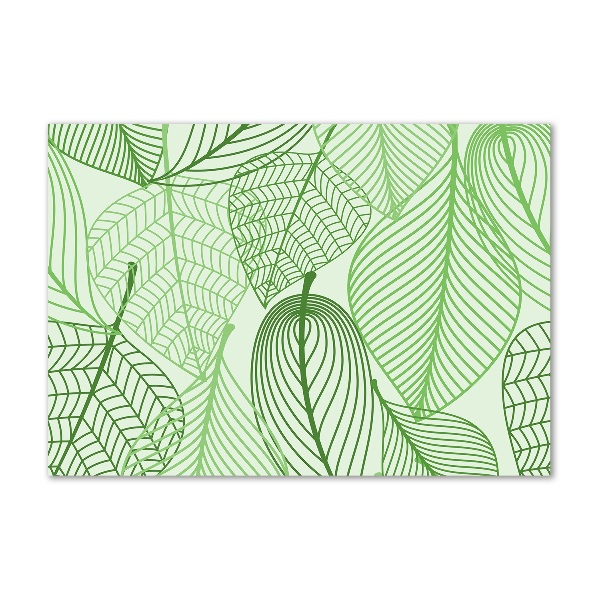 Acrylglas-Druck Blättermuster