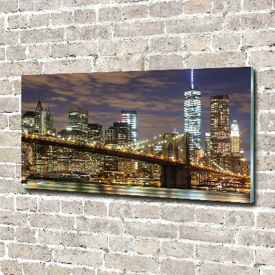 Bild auf Acrylglas Brooklyn Bridge