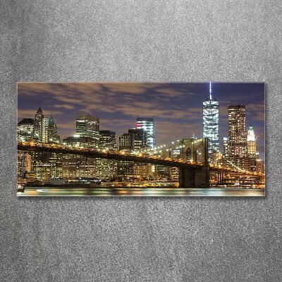 Bild auf Acrylglas Brooklyn Bridge