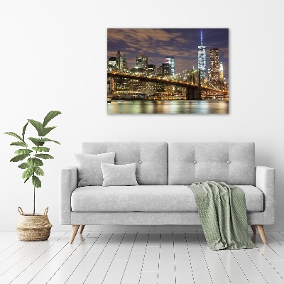 Bild auf Acrylglas Brooklyn Bridge