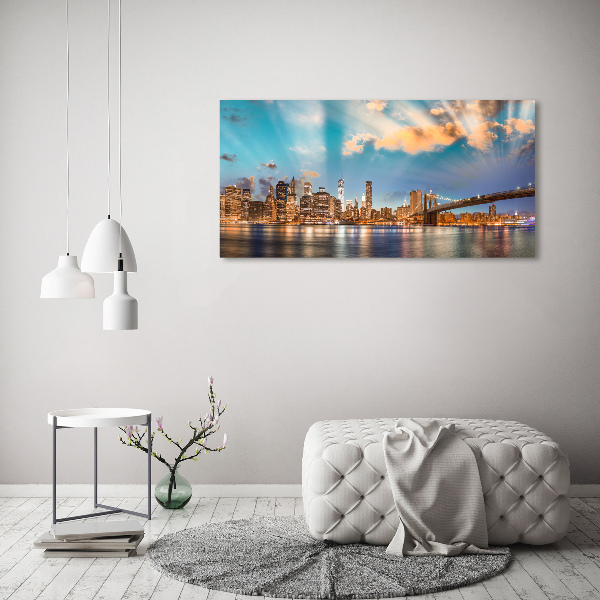 Acrylglas-Druck Brooklyn Bridge