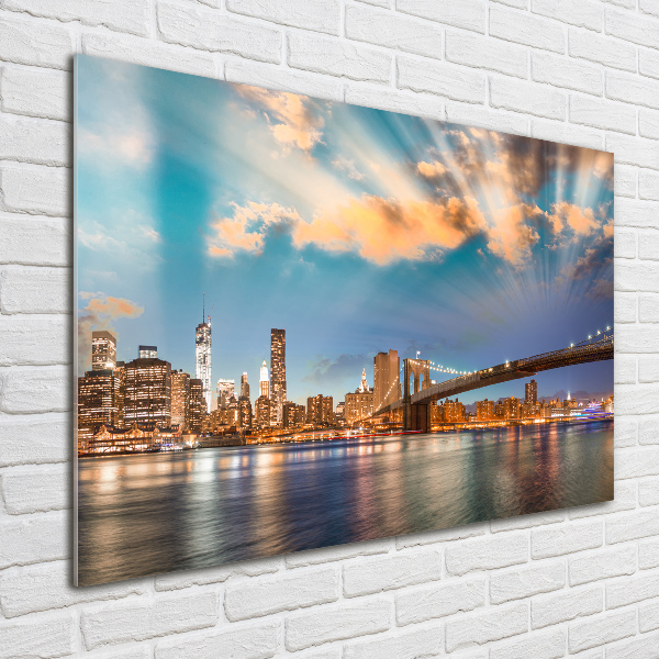 Acrylglas-Druck Brooklyn Bridge