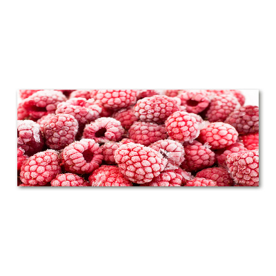 Foto auf Acryl Gefrorene Himbeeren