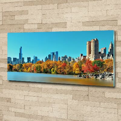 Bild auf Acrylglas New York im Herbst